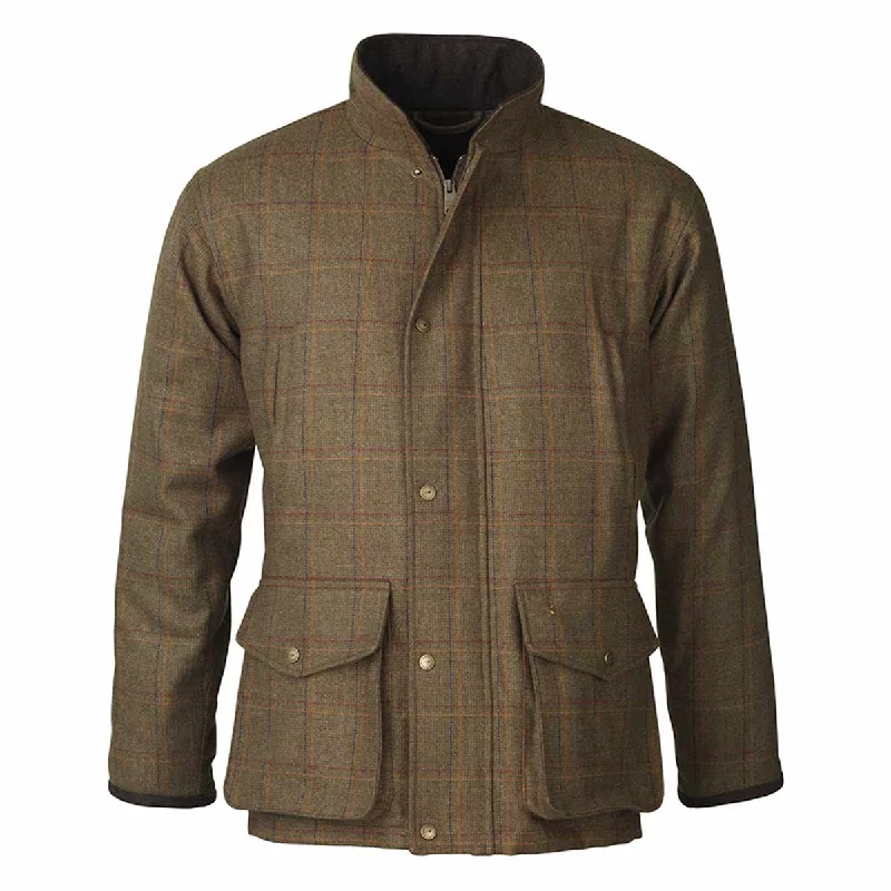 Laksen Woolston Waterproof Tweed Chatsworth Coat W.CTX Button-Up Cardigan Coat