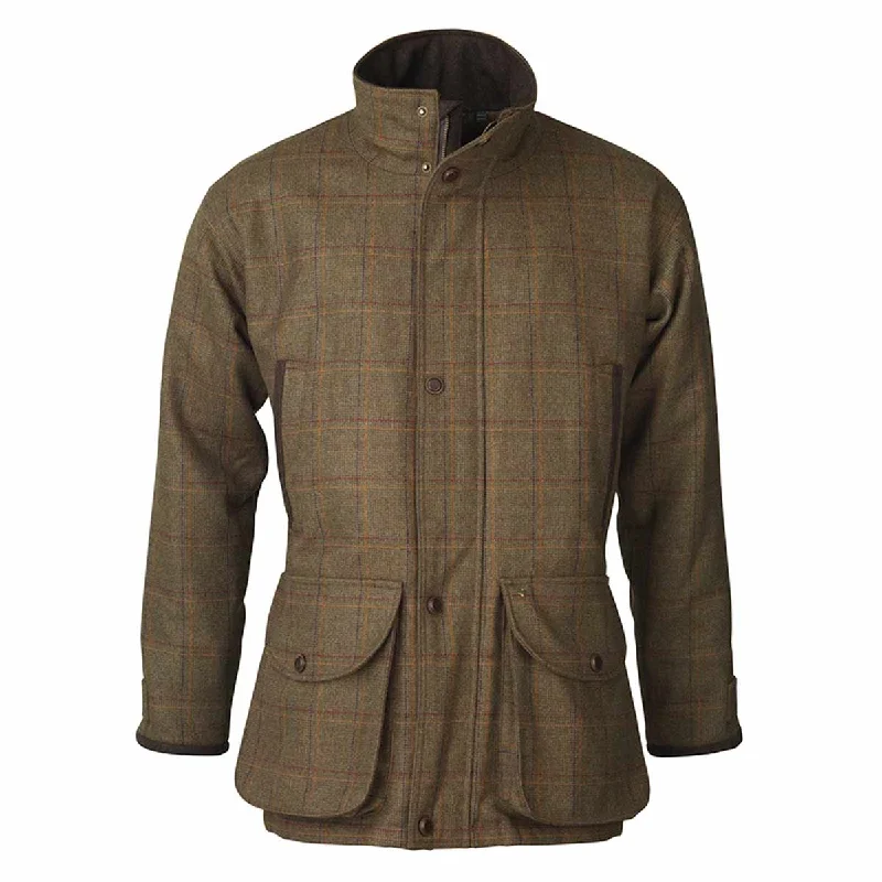 Laksen Woolston Waterproof Tweed Wingfield Coat with CTX Drape Front Waterfall Coat