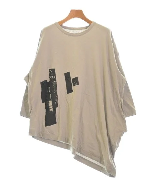 Y's Tee Shirts/Tops Notch Collar Peter Pan Collar Cowl Neck