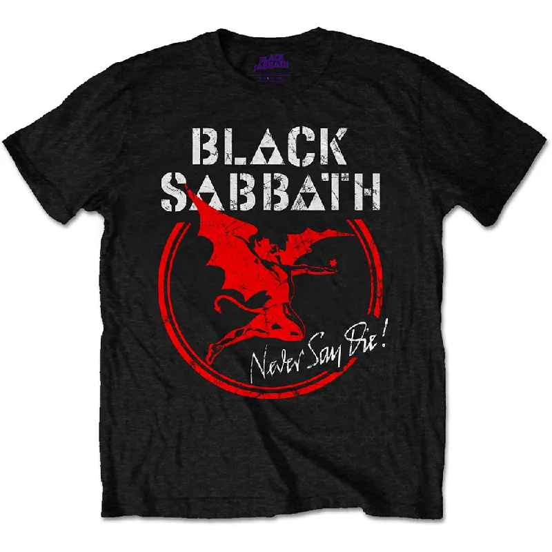 BLACK SABBATH Attractive T-Shirt, Archangel Never Say Die Casual Formal Business