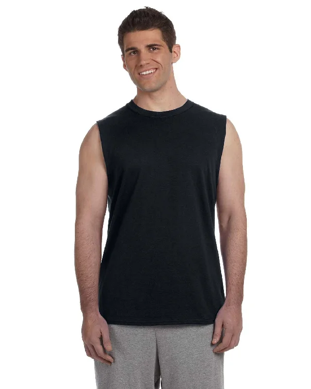 Gildan Ultra Cotton Shooter T-Shirt | Black Zippered Front Buttoned Front Snap Front