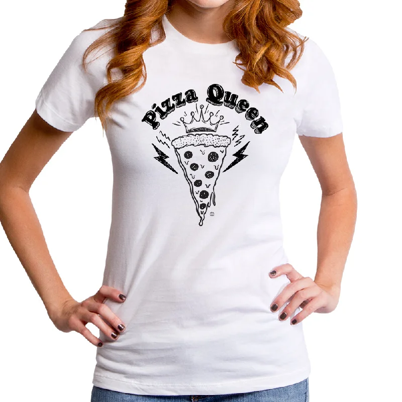 Pizza Queen Women's T-Shirt Elasticated Padded Insulated