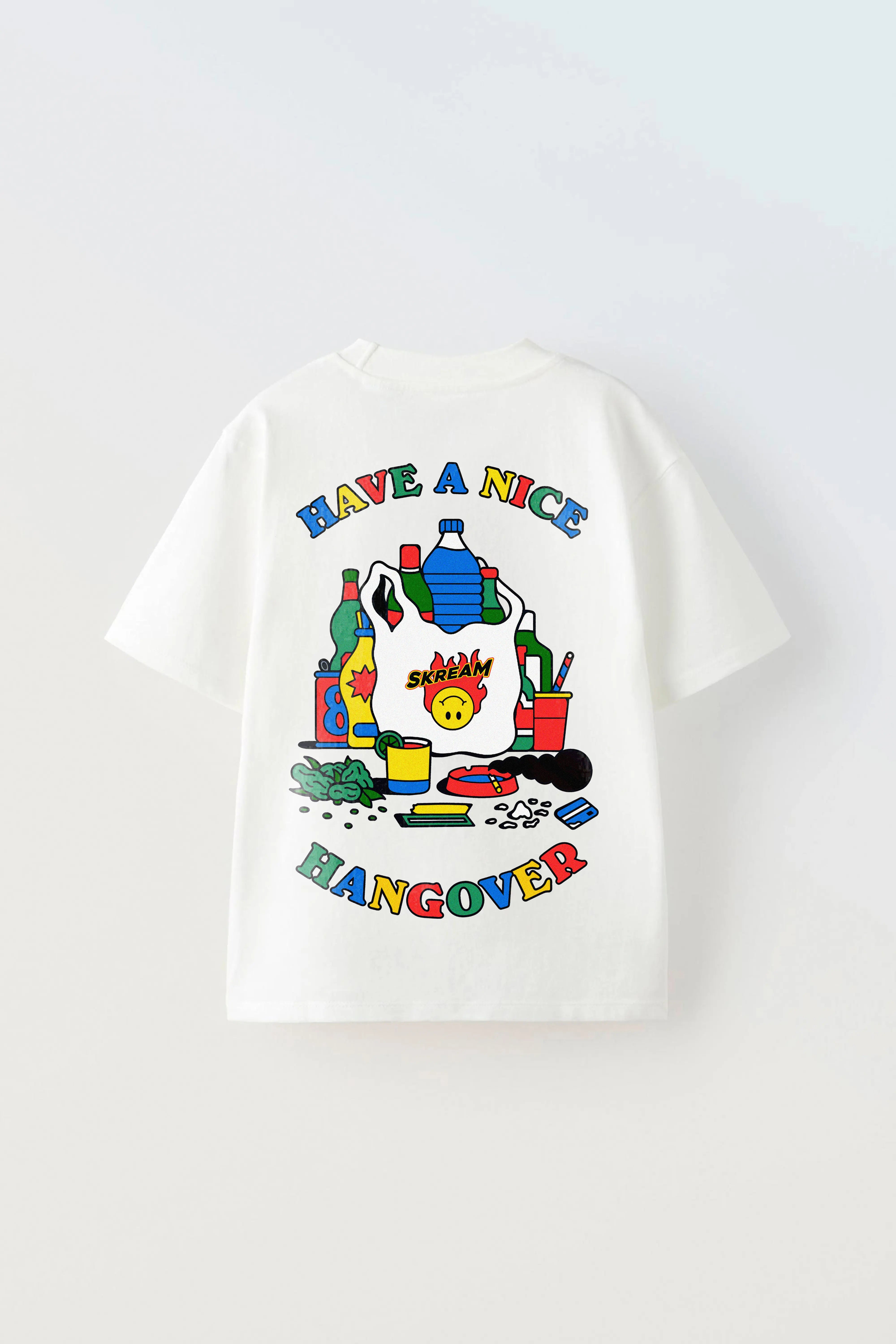 Hangover Oversized T-shirt Sequined Glittery Shiny