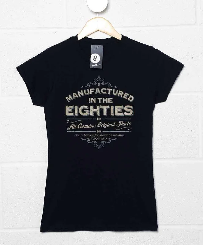 Manufactured In The Eighties T-Shirt for Women Chenille Blend Fleece Blend Nylon Blend