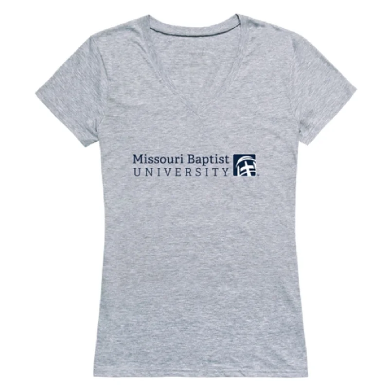 Missouri Baptist University Spartans Womens Seal T-Shirt Houndstooth Herringbone Solid