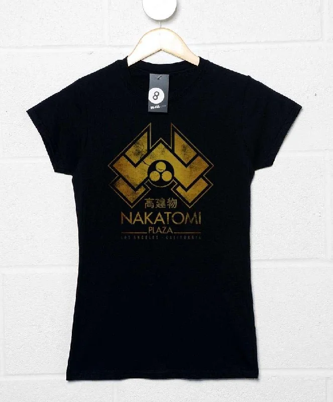 Nakatomi Plaza Womens Style T-Shirt Print Jacquard Patchwork