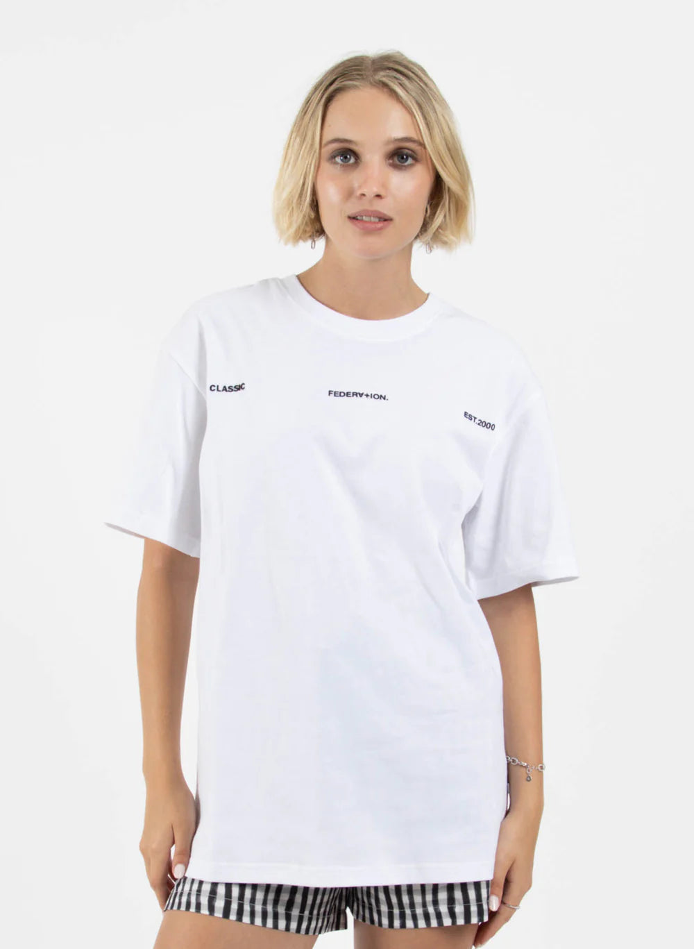 Our Tee Classic White Fashionable Trendy Casual