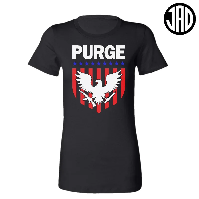 Purge Shield - Women's Tee Graphic T-Shirt Round Neck Polyester