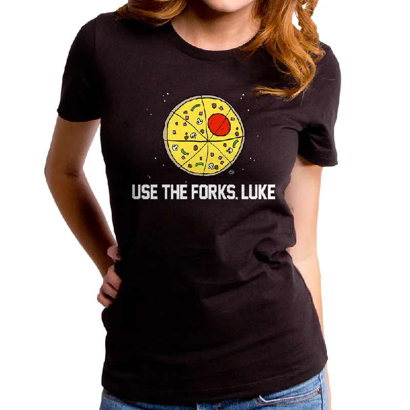 Use the Forks Luke Women's T-Shirt Layered Multi-layer Single Layer