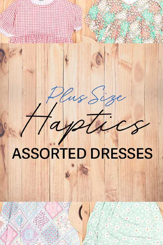 6 Piece DRESSES PLUS SIZE "Haptics" Spring Assorted Clothing