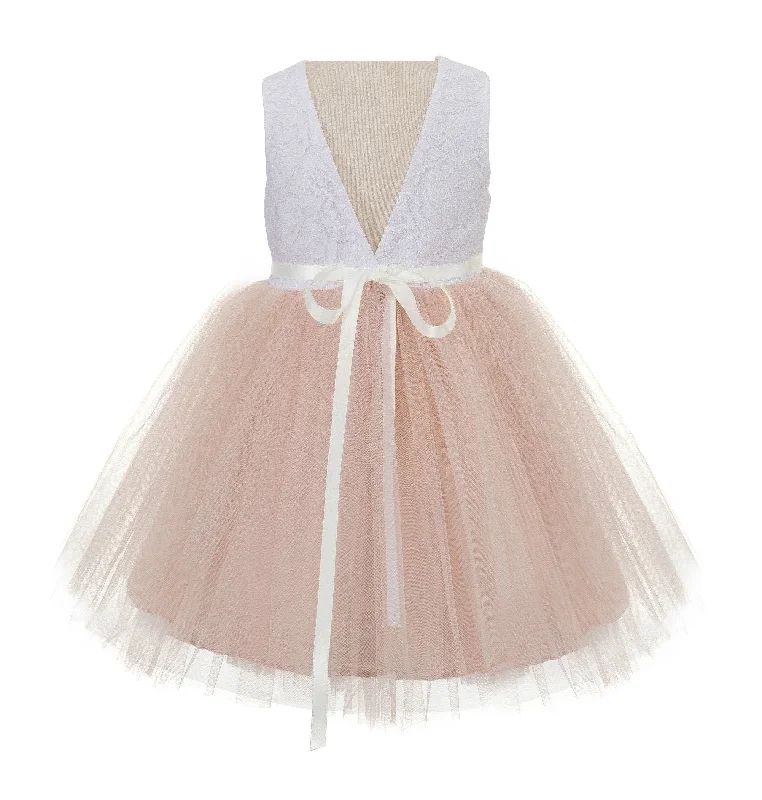 Blush Pink / Ivory Sash