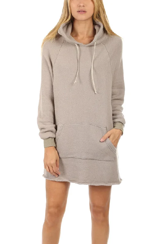 Weezy Hoodie Dress Dusty Rose