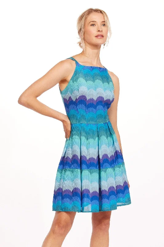Chloe Dress-Sea Holly