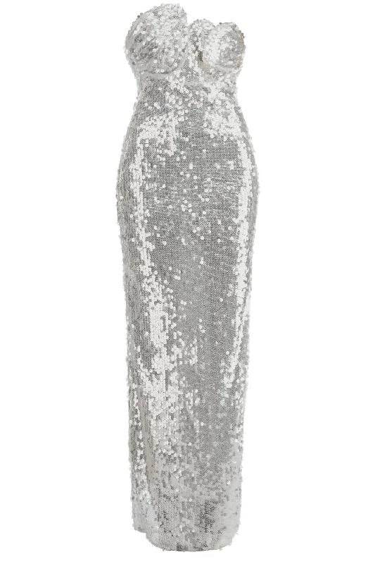long opaline dress 24043307 GLISTEN CLEAR