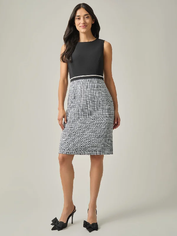 Petite Grace Dress, Tweed