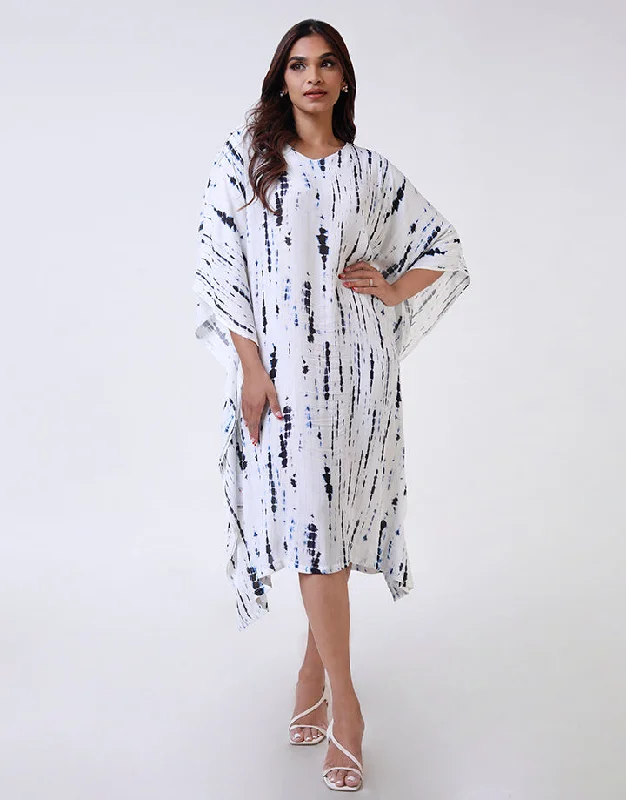 Printed Kaftan Dress