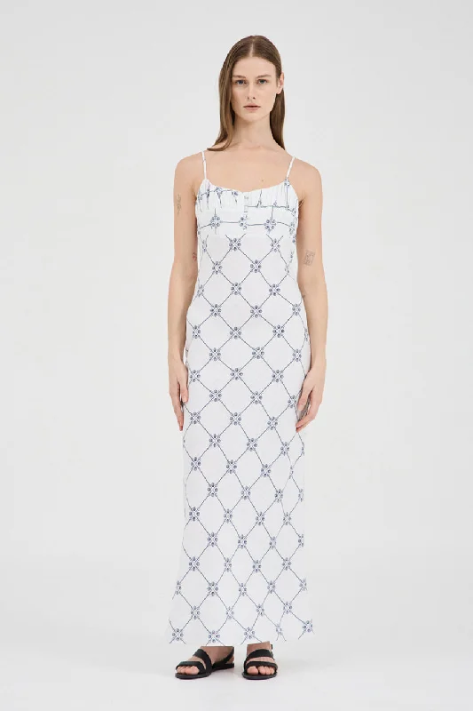 Seashell Linen Singlet Dress
