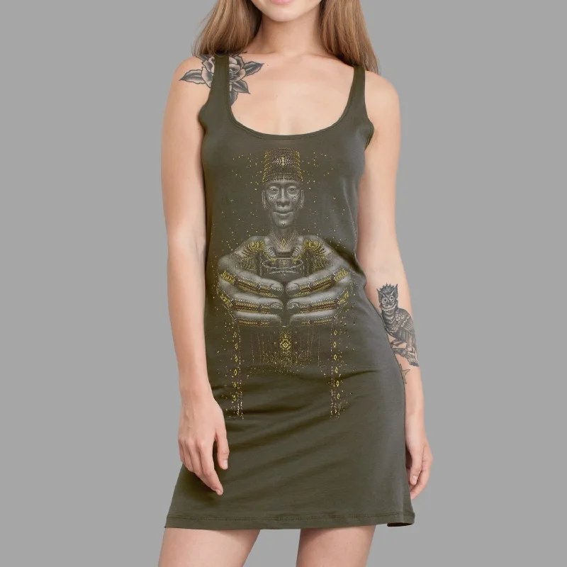 Second Cup Women Dress - Olive