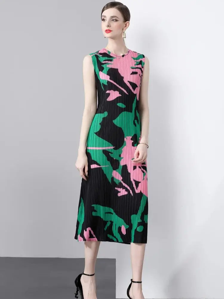 Black Green Pink Abstract