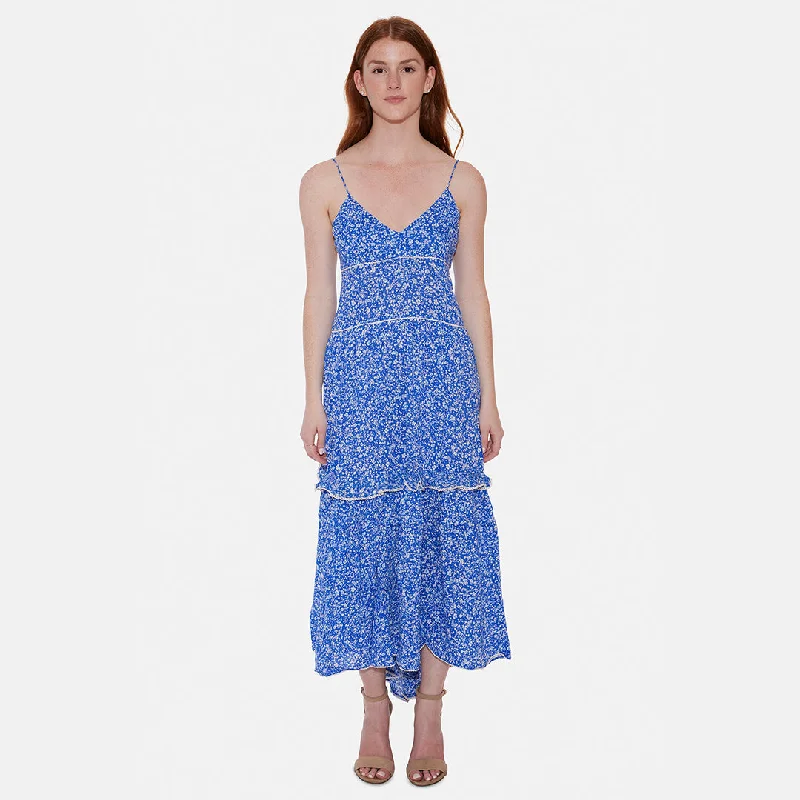 Astral Flowers Dress Azur