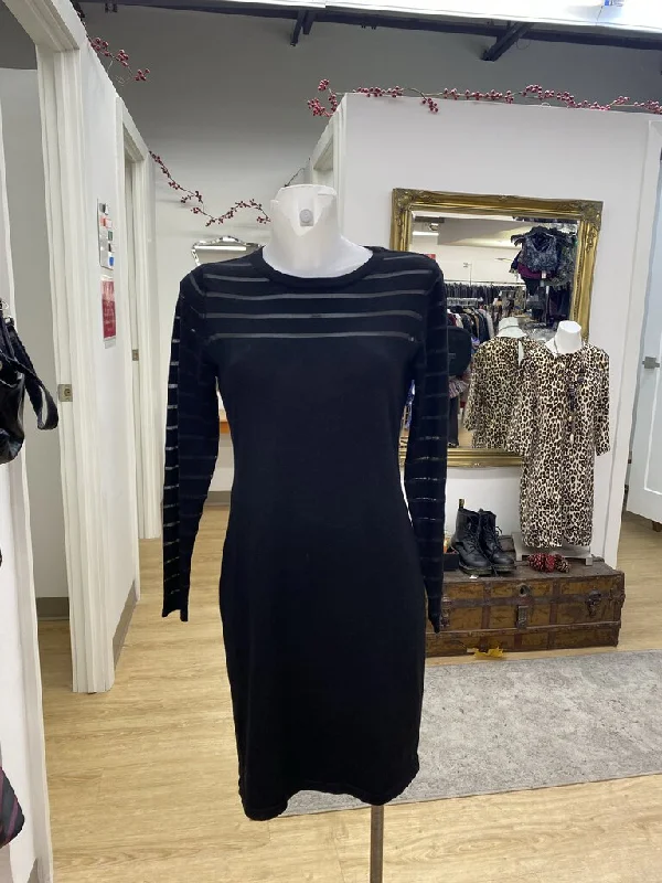 Tommy Hilfiger sheer stripe knit dress S