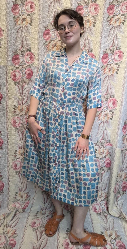 Vintage AS IS 60's Novelty Print Dress