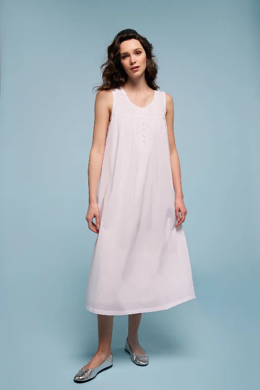 Nightdress Theia White Tunics Practical durable