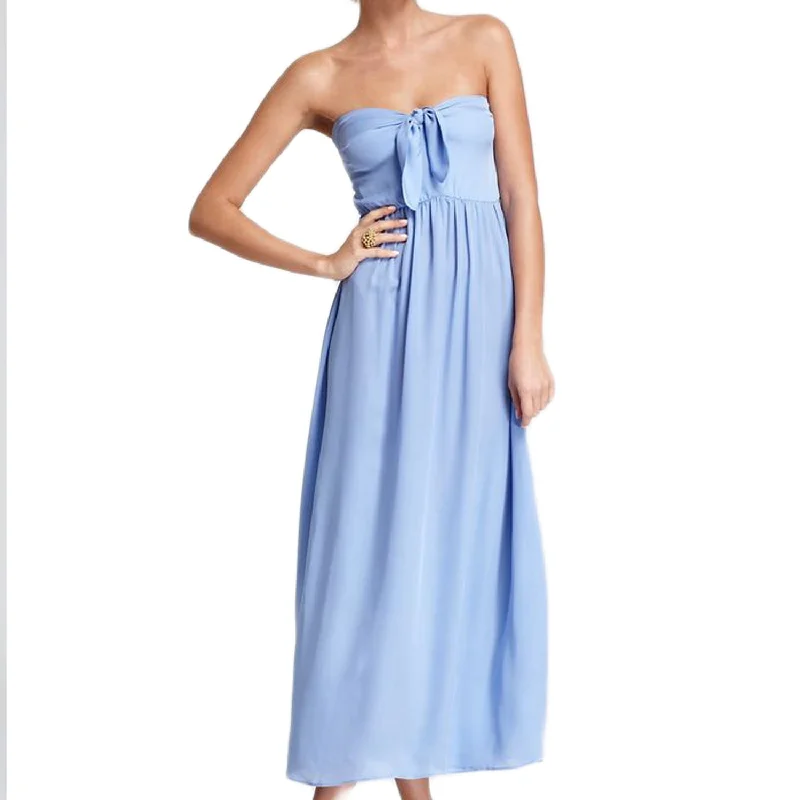 ZINKE Women's Summer Blue Zoe Convertible Cover up Dress $215 NEW Bodycon Club Sequined